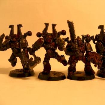Khorne Berzerkers by Milson