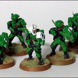 Tau Fire Warrior Squad Alpha by NeoHunter