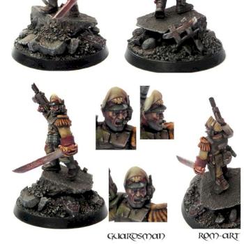 Cadian Guardsman Captain by jarhead