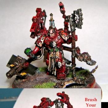 Blood Angel Techmarine by brushyourteeth