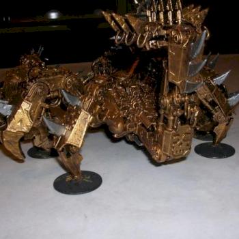 brass scorpion rear by ThyHorrorCosmic