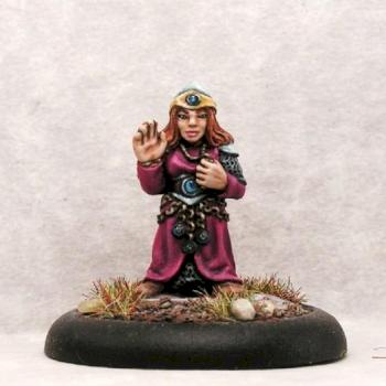 Julie Guthrie Grenadier Dwarf priestess/mage by Moonglum68