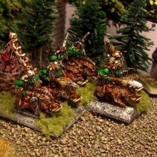 Warmaster - Orc Boar Riders Unit - 10 mm by therry