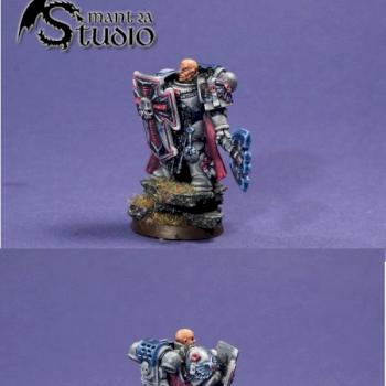 SPACE MARINES Chapter Master (2) by techanu