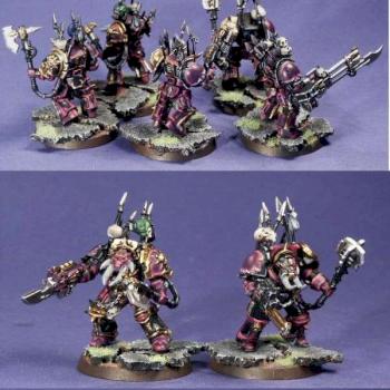 CHAOS SPACE MARINES Terminators by techanu