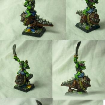 Night Goblin Boss on Squig by Byronic