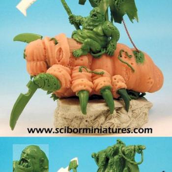 Plage Lord Greenstuff Sculpture by Scibor