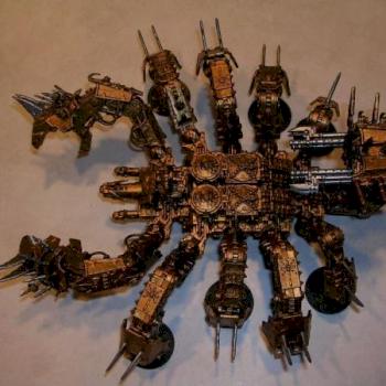 brass scorpion top by ThyHorrorCosmic