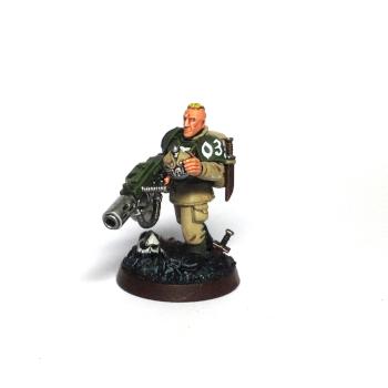 Imperial Guard Veteran with Meltagun by Floki_Agnarsson