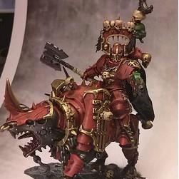 Chaos Lord on Juggernaut by waaaghschale
