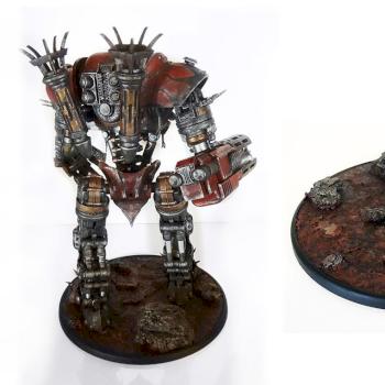 Dreamforge Leviathan - 40K Chaos Space Marines Titan conversion by bladeiai