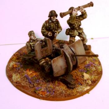 Waffen SS Flak by Volley Fire