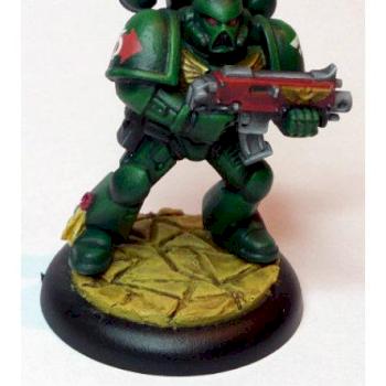 Dark Angel Space Marine by boardandy