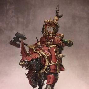 Chaos Lord on Juggernaut by waaaghschale