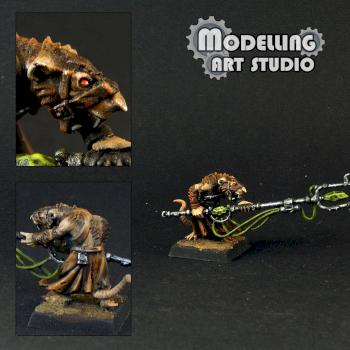 Skaven Master Moulder by Modelling Art Studio
