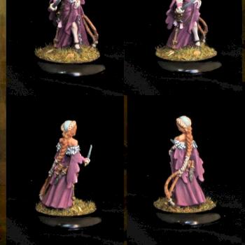 Hannah Blackruby, Female Wizard by belminiart