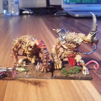 Skaven IoB miniatures & Plague Monks by szym