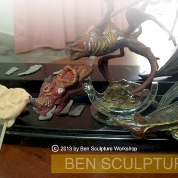 Sea Dragon Miniature Design Set by bensculpturework