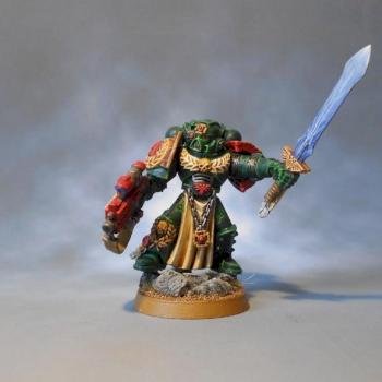 40k Space Marine Dark Angel Commander by dhminiatures