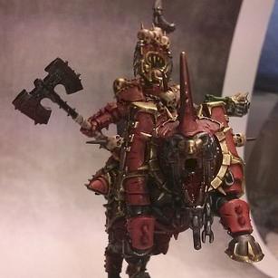 Chaos Lord on Juggernaut by waaaghschale