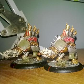 Cryx Bonejacks by Asundergrain