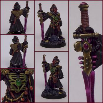 Altansar Eldar Warlock by HungryCatapilla