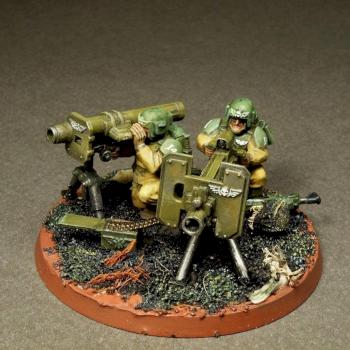 Warhammer 40k Candian Heavy Weapons Squad by Finecraftpoland