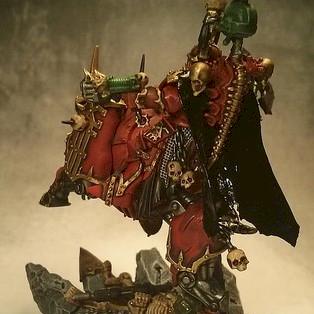 Chaos Lord on Juggernaut by waaaghschale