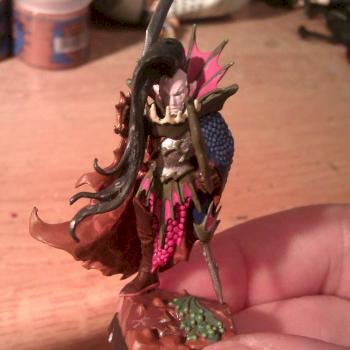 Dark Elves Flottenkommandant (der Blaue) by AutarchZ0