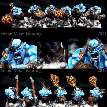 Icy Ogre Kingdom Leadbelches Unit II by Simon Moon
