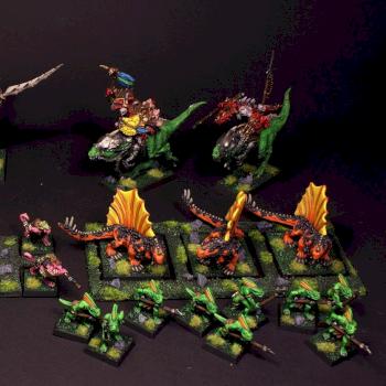 Lizardmen Army by UnlimitedColours