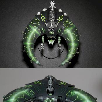 Necron Doom Scythe by mephiston.eldorian