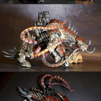 Khorne Maulerfiend by mephiston.eldorian