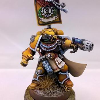 Imperial Fists Commander by Meowstalker