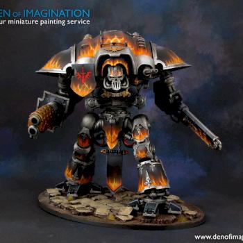Flame Knight by DEN of IMAGINATION