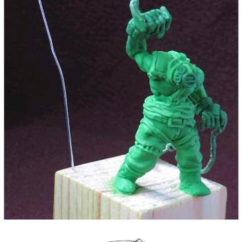 Second Miniature, The guardian of the sea. by Niconokko