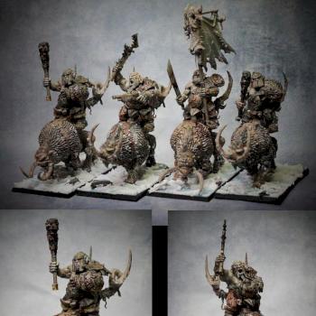 Mournfang Cavalry by Matpaint