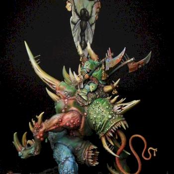 Chaos Nurgle Maggoth Lord Orghotts Daemonspew by slawek