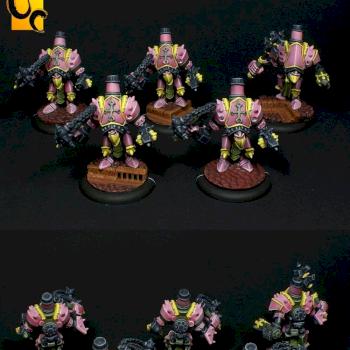 Menoth Light Warjacks by UnlimitedColours