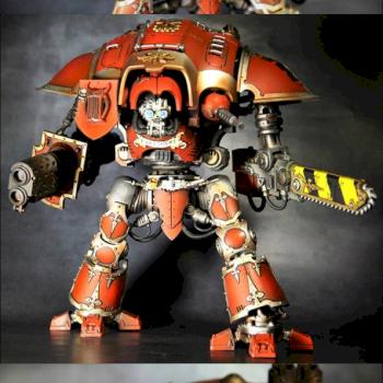 Khorne Imperial Knight by mephiston.eldorian
