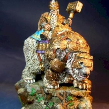 Dwarf King on Polar bear by fanai