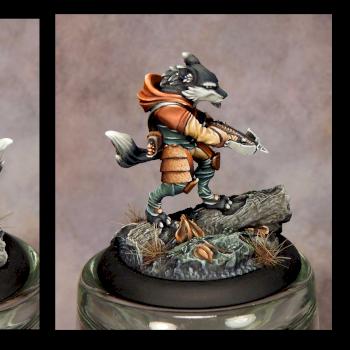 Twilight Howler (Fynn by Red Panda Miniatures) by Kuro Cleanbrush