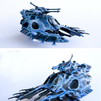 Eldar wave serpents 1 by Kriegeur