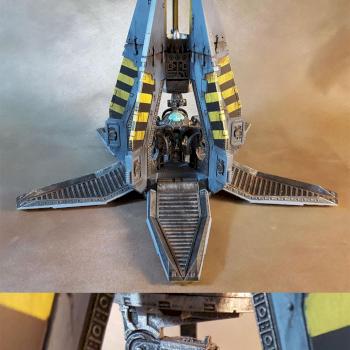 Space Wolves Drop Pod by TheArtistofWar