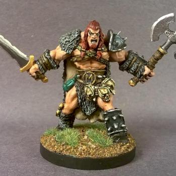 painted 03309: Kord the Destroyer, Barbarian by mikecarrero