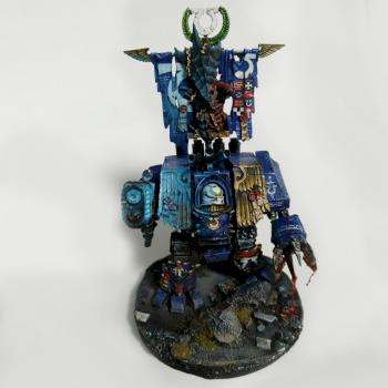 Space Marines Ultramarines Venerable Dreadnought by Dvorn