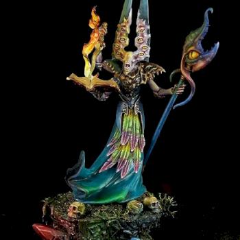 Gaunt Summoner of Tzeentch (Silver Tower Edition) by Kneeil