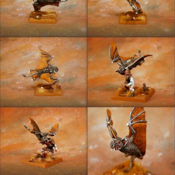 Fell Bats - converted and painted by Supel