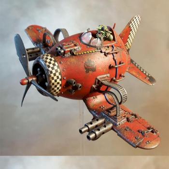 Ork Dakka Jet - Egg Plane by TheArtistofWar