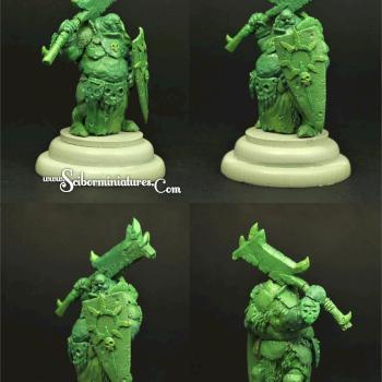 Rotten Lord original greenstuff sculpture by Scibor